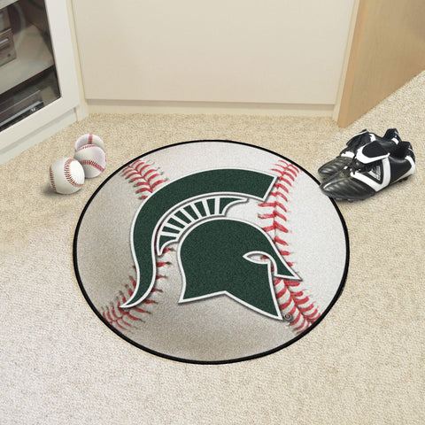 Michigan State Spartans Baseball Mat 27" diameter 