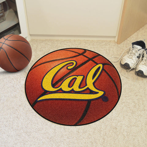 California Golden Bears Basketball Mat 27" diameter 