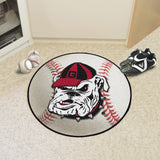 Georgia Bulldogs Baseball Mat 27" diameter