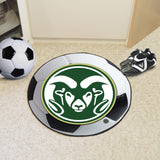 Colorado State Rams Soccer Ball Mat 27" diameter 
