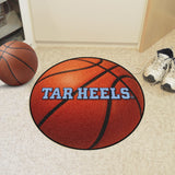 North Carolina Tar Heels Basketball Mat 27" diameter