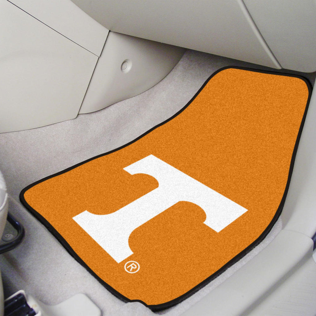 Tennessee Volunteers 2 pc Carpet Car Mat Set 17"x27" 