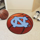 North Carolina Tar Heels Basketball Mat 27" diameter