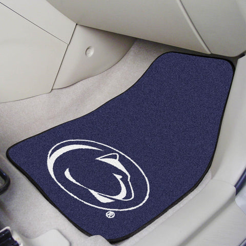 Penn State Nittany Lions 2 pc Carpet Car Mat Set 17"x27" 