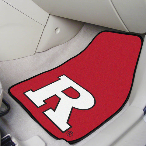 Rutgers Scarlet Knights 2 pc Carpet Car Mat Set 17"x27" 