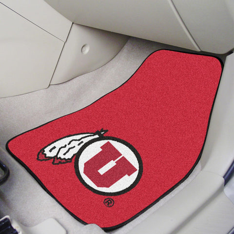 Utah Utes 2 pc Carpet Car Mat Set 17"x27" 