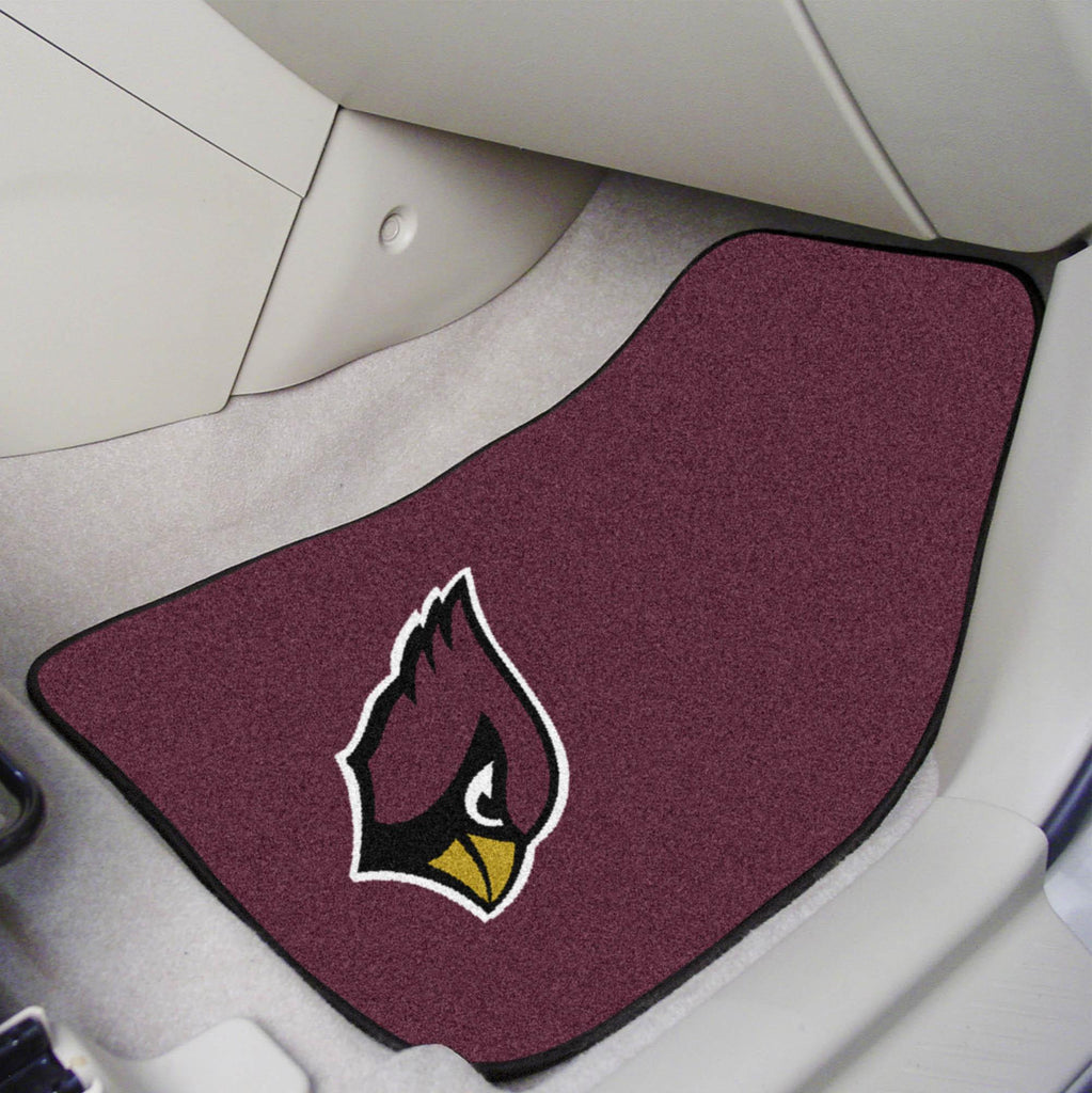 Arizona Cardinals 2 pc Carpet Car Mat Set 17"x27" 