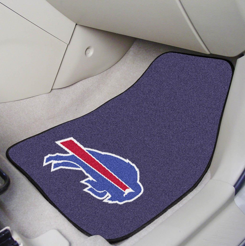 Buffalo Bills 2 pc Carpet Car Mat Set 17"x27" 