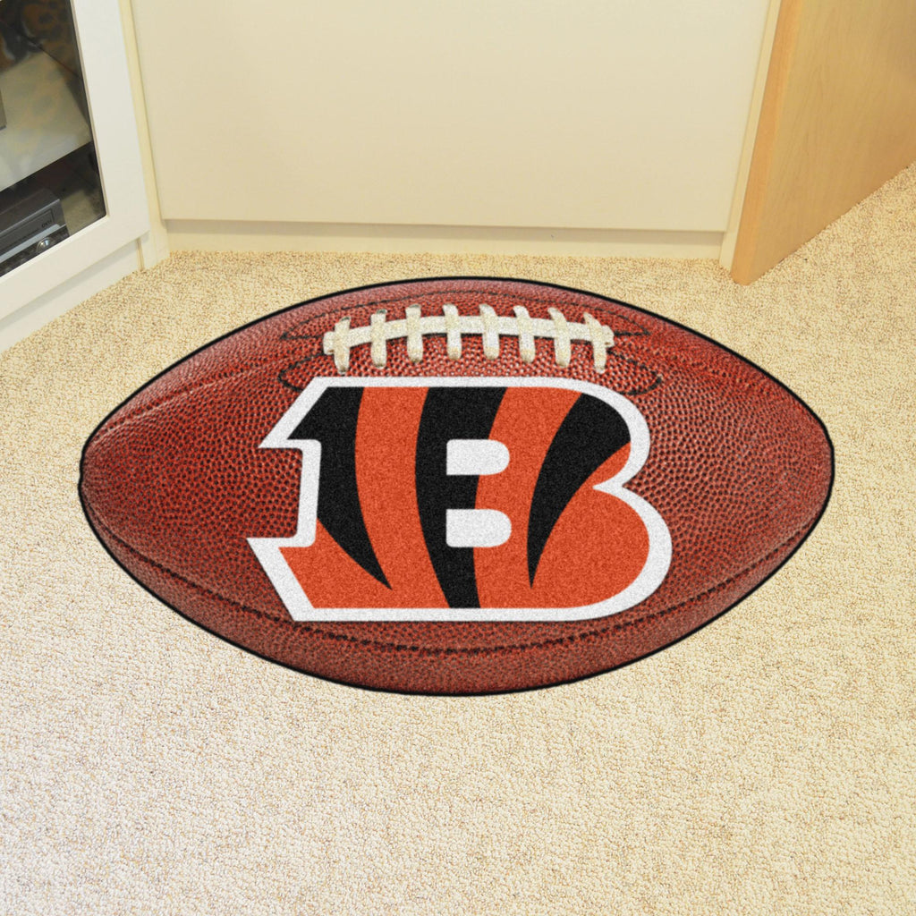 Cincinnati Bengals Football Mat 20.5"x32.5" 