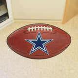 Dallas Cowboys Football Mat 20.5"x32.5" 