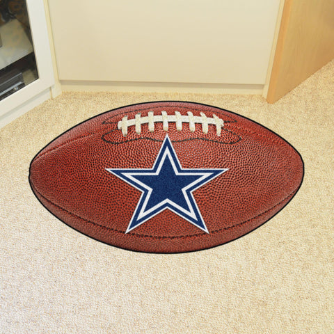 Dallas Cowboys Football Mat 20.5"x32.5" 