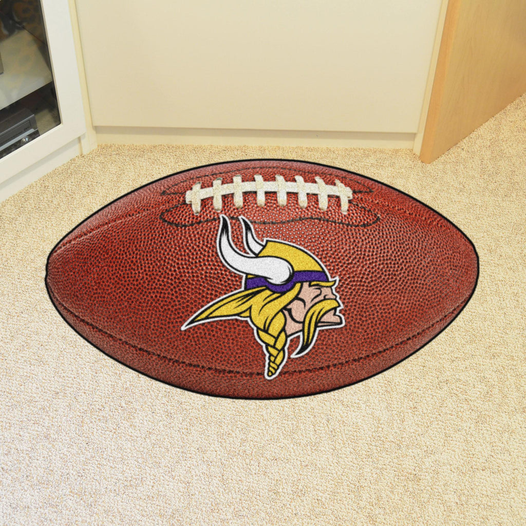 Minnesota Vikings Football Mat 20.5"x32.5" 