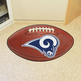 Los Angeles Rams Football Mat 20.5"x32.5" 