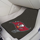 Tampa Bay Buccaneers 2 pc Carpet Car Mat Set 17"x27" 