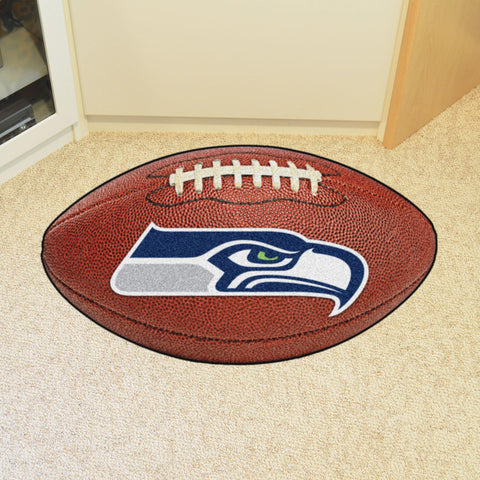 Seattle Seahawks Football Mat 20.5"x32.5" 