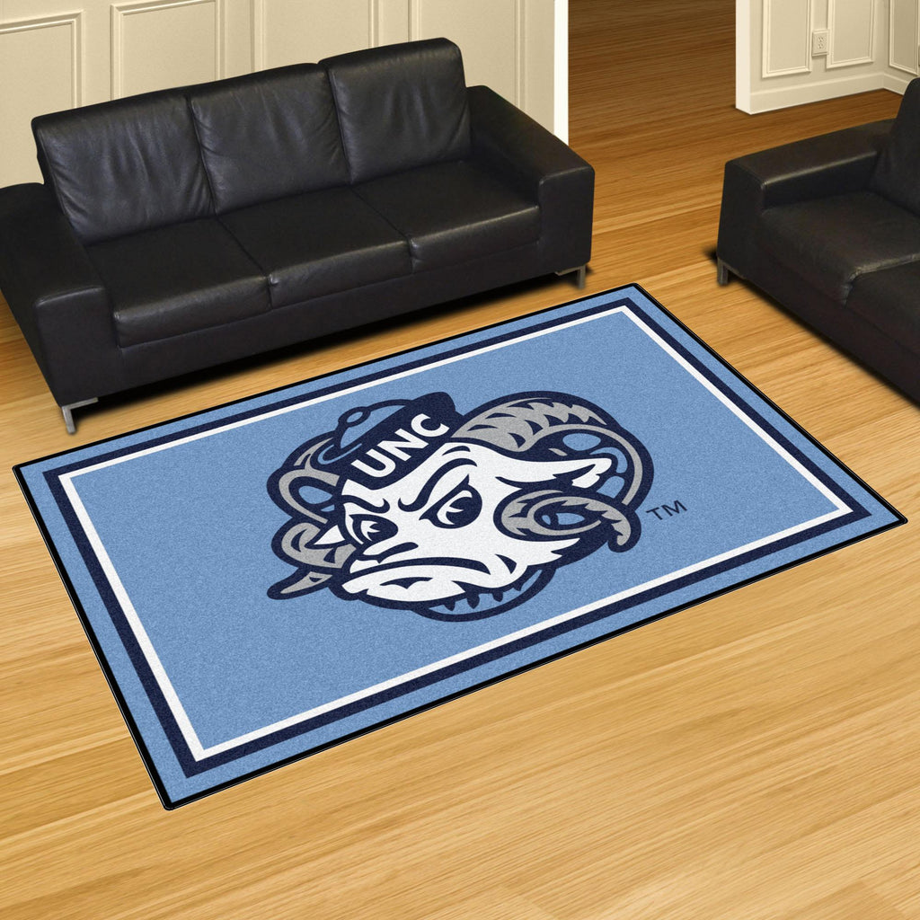 North Carolina Tar Heels 5x8 Rug 59.5"x88" 