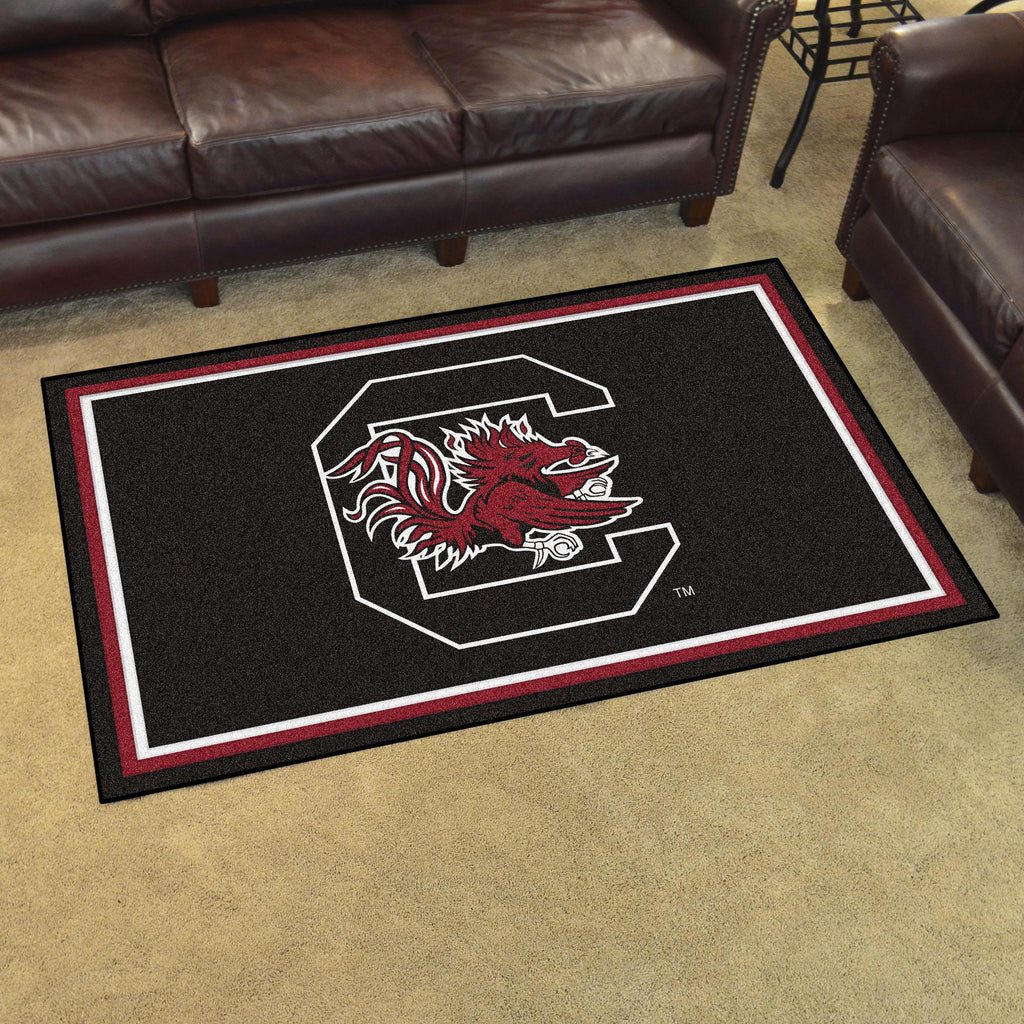 South Carolina Gamecocks 4x6 Rug 44"x71" 