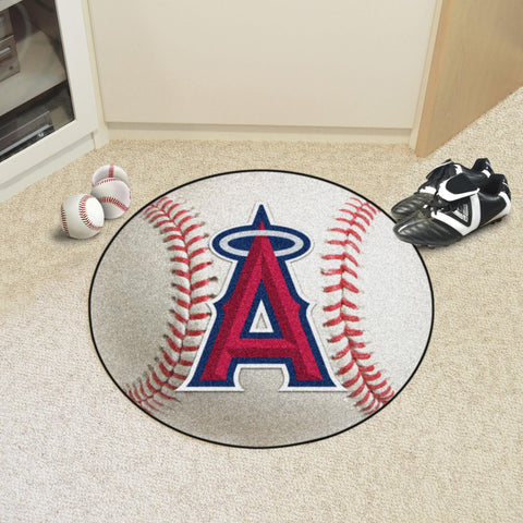 Los Angeles Angels Baseball Mat 27" diameter 