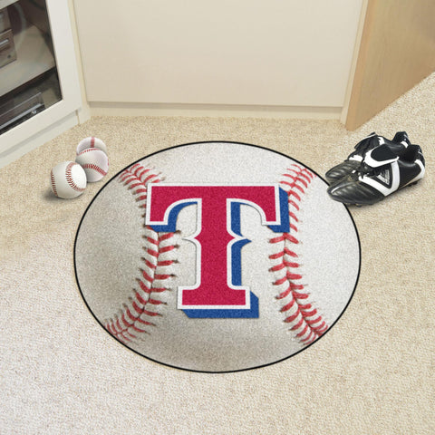 Texas Rangers Baseball Mat 27" diameter 
