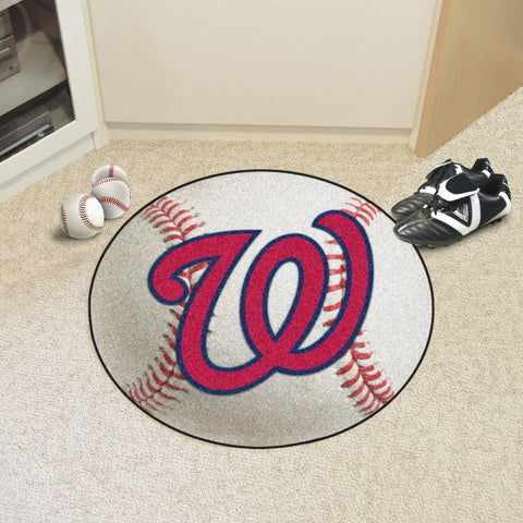 Washington Nationals Baseball Mat 27" diameter 