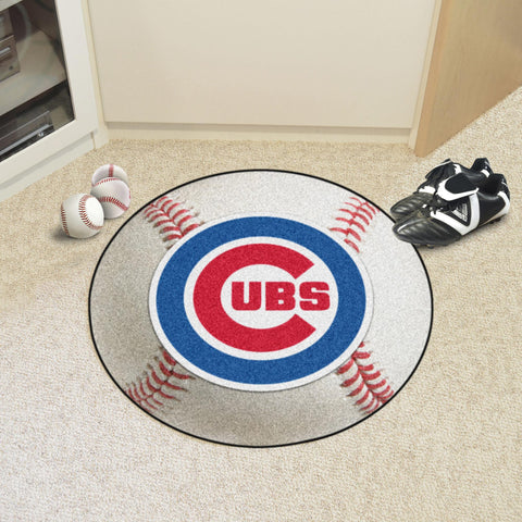 Chicago Cubs Baseball Mat 27" diameter 