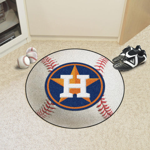 Houston Astros Baseball Mat 27" diameter 