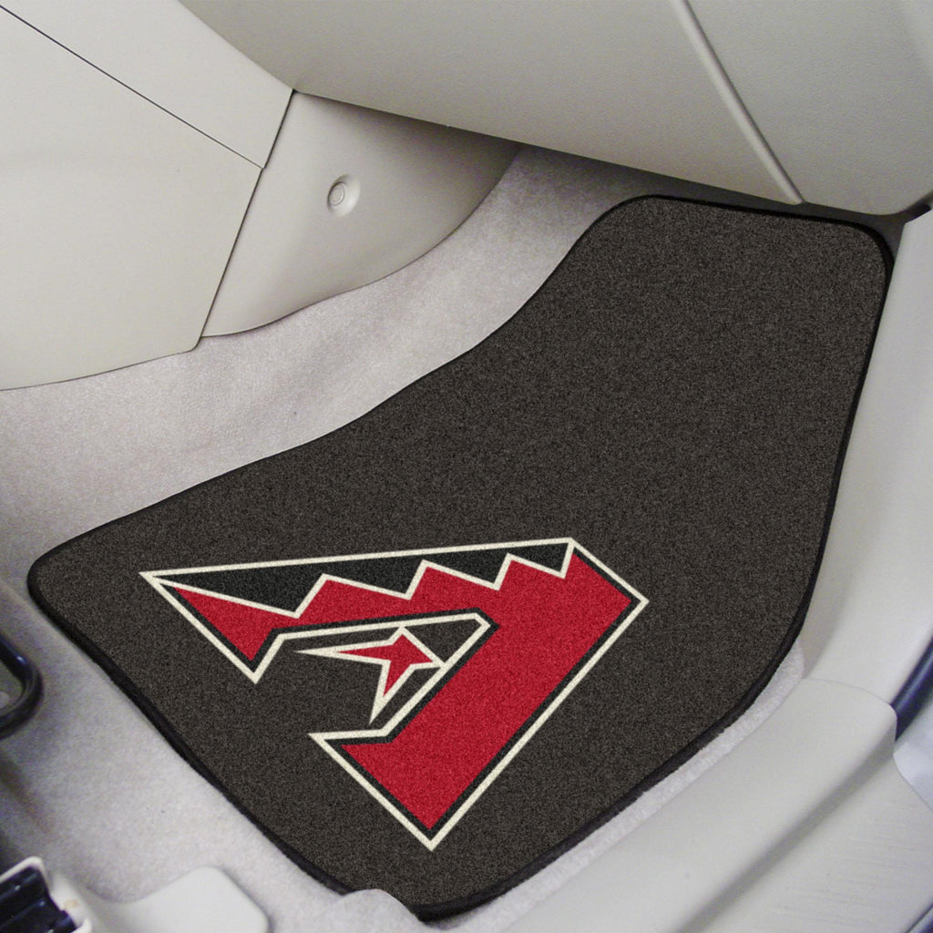 Arizona Diamondbacks 2 pc Carpet Car Mat Set 17"x27" 