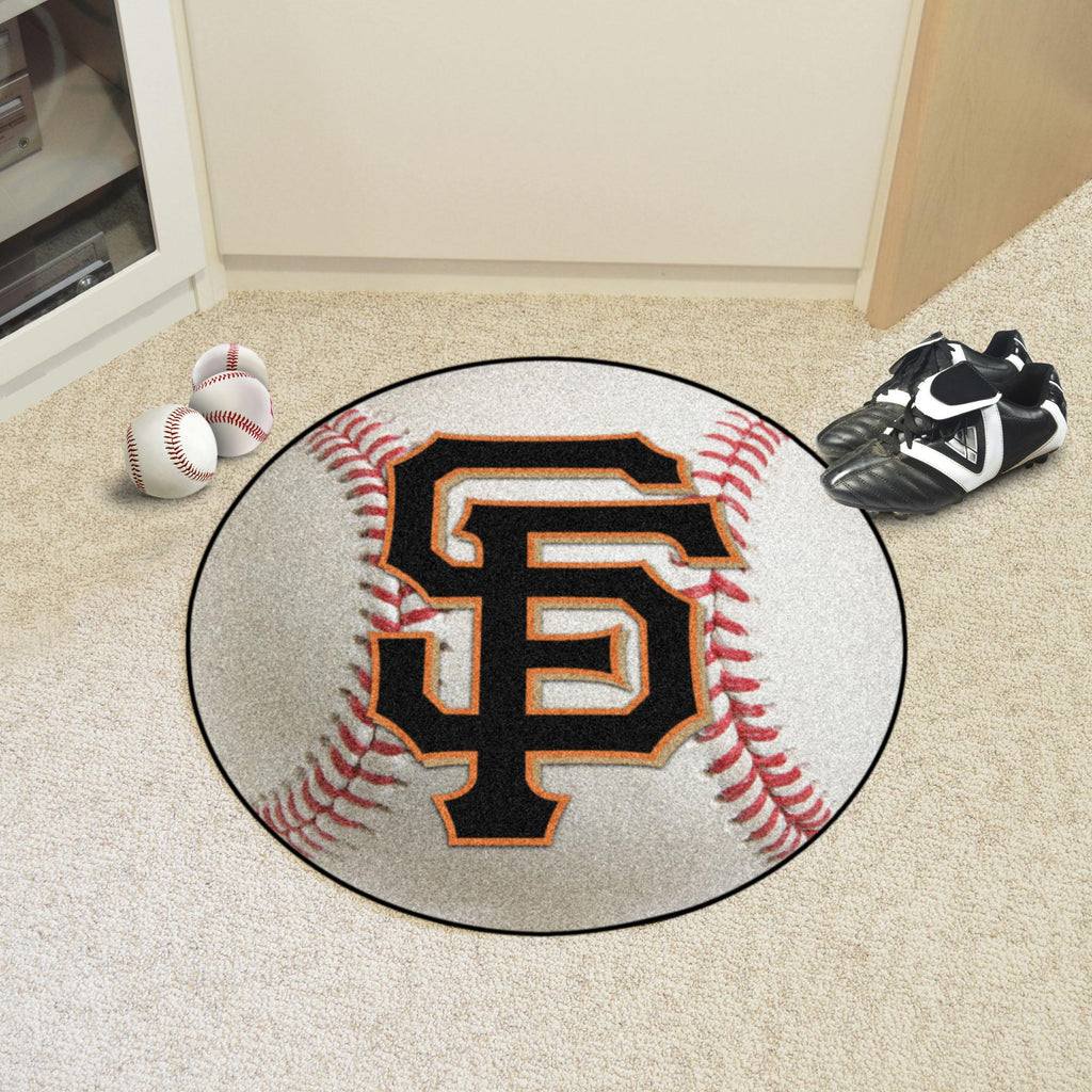 San Francisco Giants Baseball Mat 27" diameter 