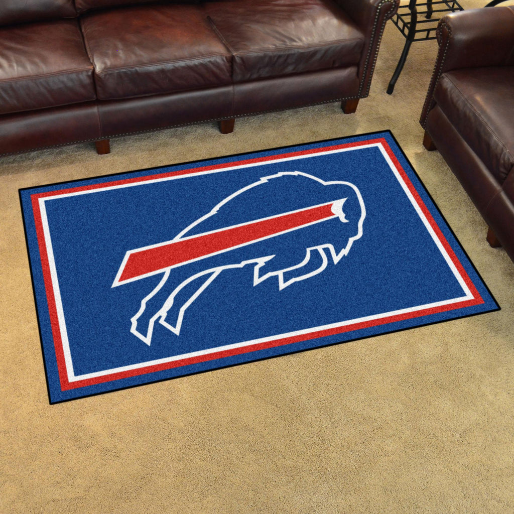 Buffalo Bills 4x6 Rug 44"x71" 