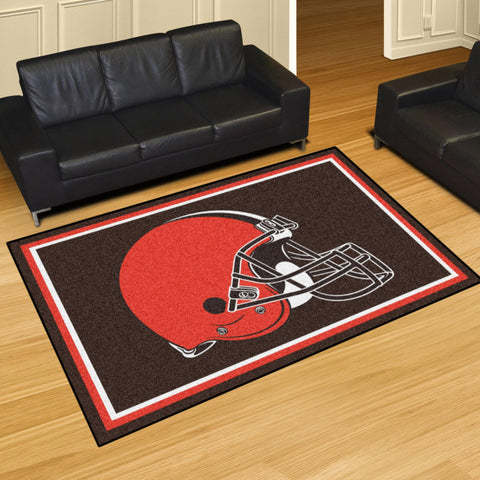Cleveland Browns 5x8 Rug 59.5"x88" 