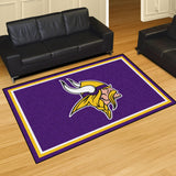 Minnesota Vikings 5x8 Rug 59.5"x88" 