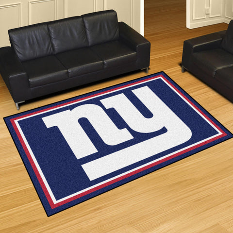 New York Giants 5x8 Rug 59.5"x88" 