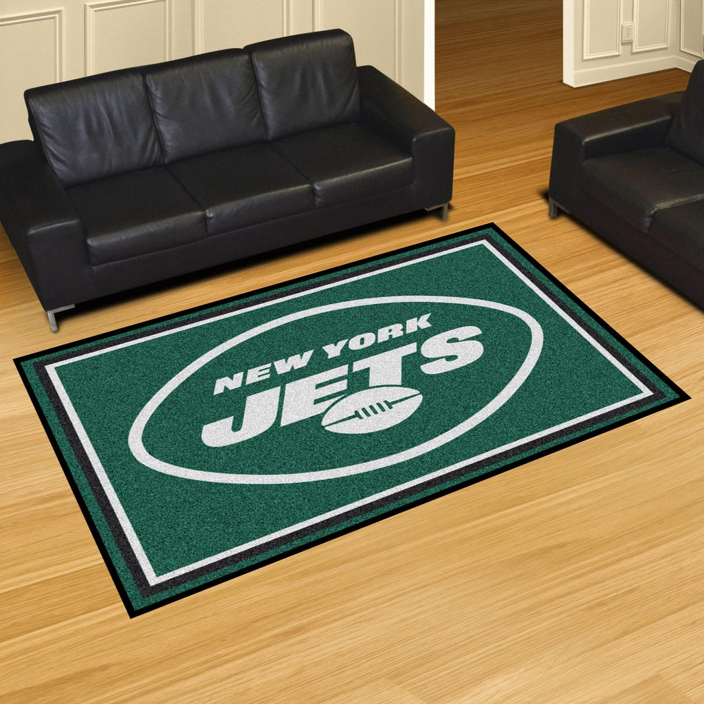 New York Jets 5x8 Rug 59.5"x88" 