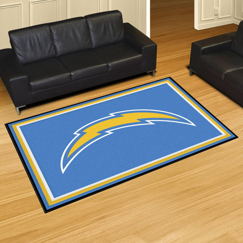 Los Angeles Chargers 5x8 Rug 59.5"x88" 