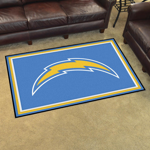 Los Angeles Chargers 4x6 Rug 44"x71" 