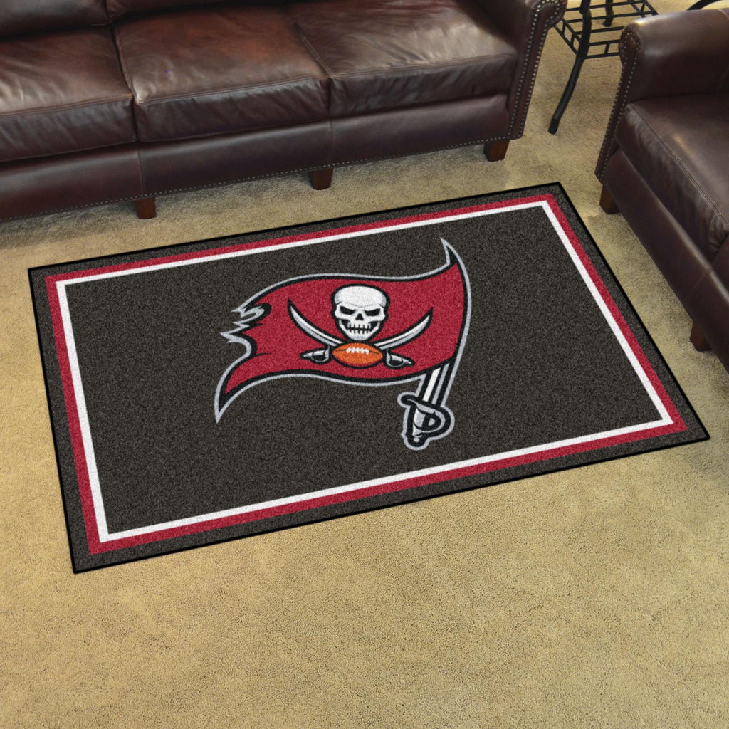 Tampa Bay Buccaneers 4x6 Rug 44"x71" 