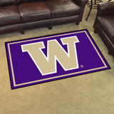 Washington Huskies 4x6 Rug 44"x71" 