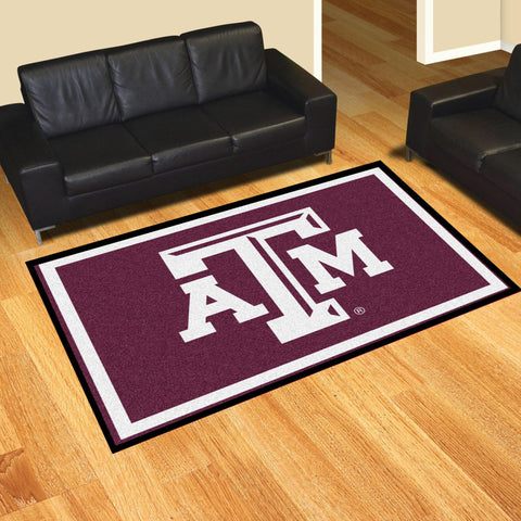 Texas A&M Aggies 5x8 Rug 59.5"x88" 