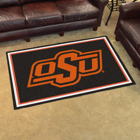 Oklahoma State Cowboys 4x6 Rug 44"x71" 