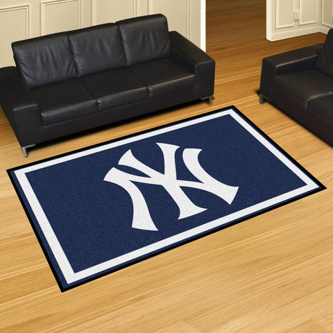 New York Yankees 5x8 Rug 59.5"x88" 
