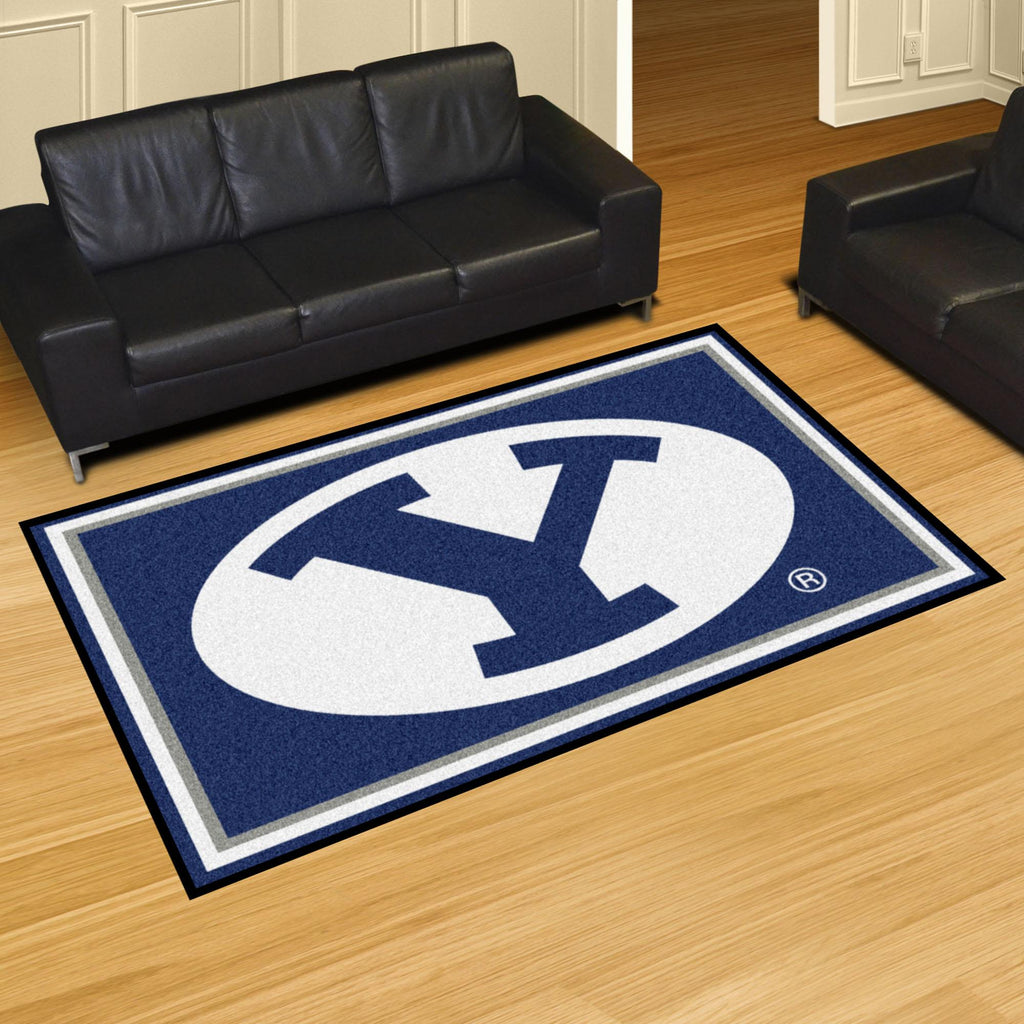 BYU Cougars 5x8 Rug 59.5"x88" 