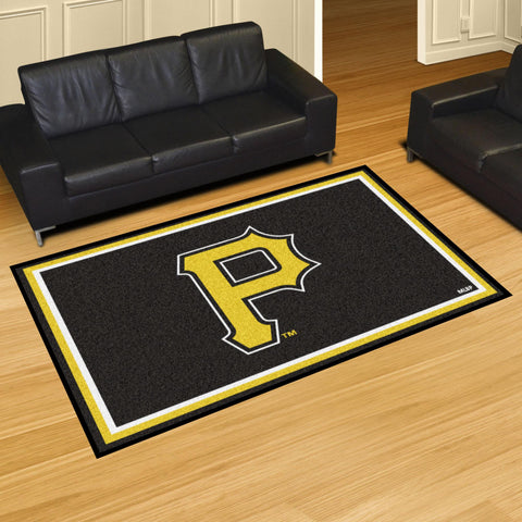 Pittsburgh Pirates 5x8 Rug 59.5"x88" 