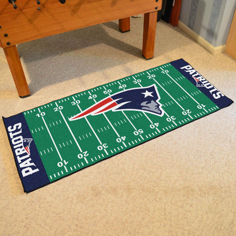 New England Patriots Football Field Runner 30"x72" 