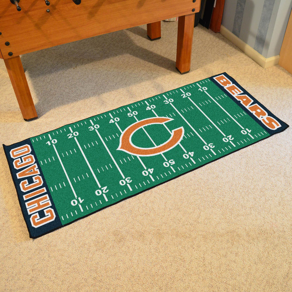 Chicago Bears Football Field Runner 30"x72" 