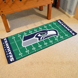 Seattle Seahawks Football Field Runner 30"x72" 