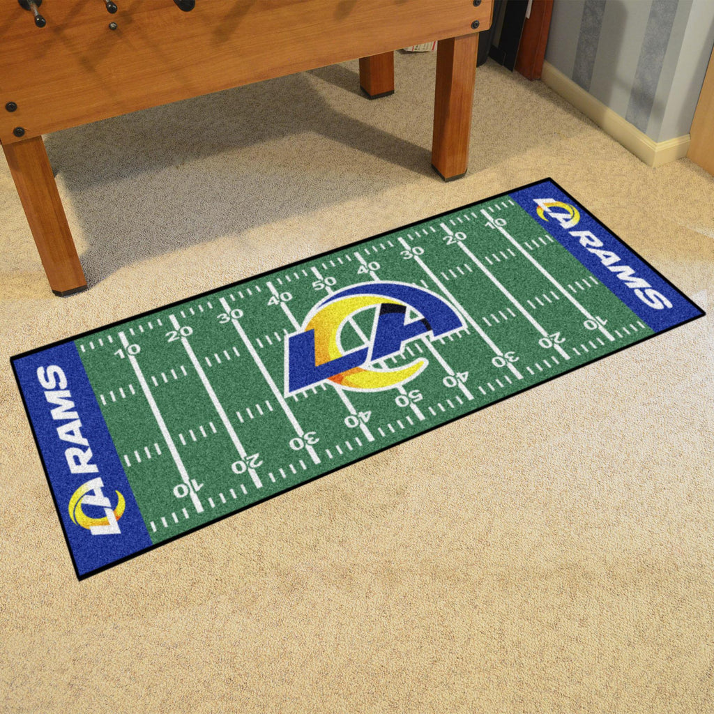 Los Angeles Rams Football Field Runner 30"x72" 