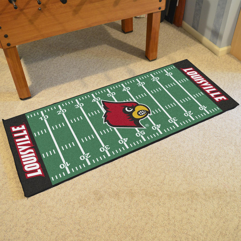 Louisville Cardinals Football Field Runner 30"x72" 