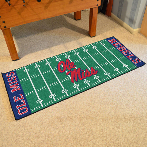 Ole Miss Rebels Football Field Runner 30"x72" 