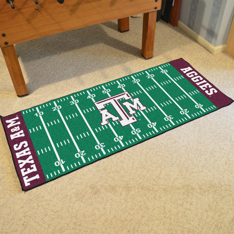 Texas A&M Aggies Football Field Runner 30"x72" 