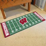 Wisconsin Badgers Football Field Runner 30"x72" 